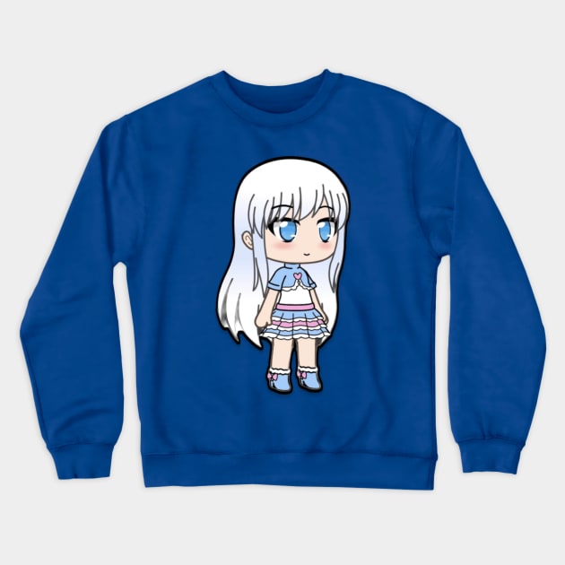 Gacha Sunday Dress Crewneck Sweatshirt by Itz toca froggy